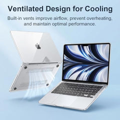 Verilux MacBook Neo Case Compatible A3404 13 Inch Transparent Hard Shell