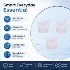 AKTIVE LIFE Silicon Eye Wash Cup (Pack Of 5)