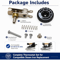 ZENITH Thermostat Set for Silver Star Steam Iron ES-300L and ES-300, Thermal Controller (Thermostat 2 pc)