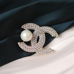 SYGA Brooch Pin Fashion Crystal Rhinestone Jewellery Pin Vintage Accessories Decoration Clothing Bouquet Brooches for Women Girl- S52