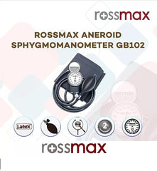 Rossmax GB102 Aneroid Blood Pressure Monitor Sphygmomanometer with Stethoscope (Black)