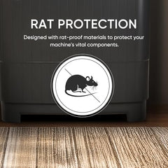 SHARP 9.0 kg, 5 star, Semi-Automatic Top Loading Washing Machine with HydroBlast Wash, Quadroniq Pulsator, 1300 RPM (ES-SD90NB-PR, Ruby Red, Pure Wave)