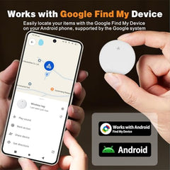AUSHA Smart Bluetooth Tracker Device|No SIM Needed | Compatible with Apple Find My| Alert & Water Resistant | for Bags, Wallet, Luggage, Keys Finder