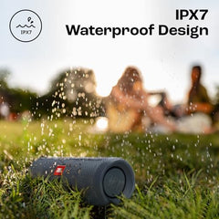 JBL Flip Essential 2, Wireless Portable Bluetooth Speaker with Deep Base, IPX7 Water & Dustproof (Without Mic, Black)