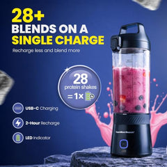 Hamilton Beach Portable Blender with Sipper Lid and Blade Guard