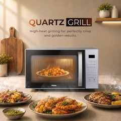 Haier 22L Convection Microwave Oven with KIDS Special Recipes (HIL2201CSSH,Silver)