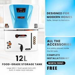 Proven Jupiter RO Water Purifier for Home, 12L | RO+UF+UV with Copper, Zinc & Alkaline, TDS Adjuster, ISI Certified, Borewell & Hard Water.