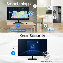 Samsung 32" (80 cm) 4K M7 Vision AI Smart Monitor|UHD 3840 x 2160|Smart TV Experience with AI|Type-C|Apple AirPlay|Gaming Bar|Remote|Speakers|Wi-Fi|Bluetooth|AI Picture & Sound|LS32FM701UWXXL|White