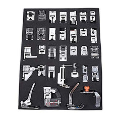 Syga 32 Sewing Machine Presser Foot Feet Kit fit for Brother Singer Janome