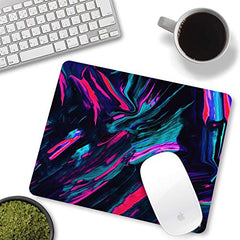 Tizum Mouse Pad with Anti-Slip Rubber Base & Ultra-Smooth Surface | Washable, Spill-Resistant Print Design, Computer Mouse Mat for Laptop, Desktop & Office (Multicolor)