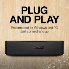 Seagate Portable 4TB External HDD – USB 3.0 for PC Laptop and Mac (STGX4000400)