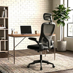 Casa Haus Italia Premium Leatherette Office Chair for Work | Boss Chair, Ergonomic Executive, Luxurious Cushioned Arms & Seat, 2 Point Back Massager, Heavy Duty Metal Base (Burgundy)