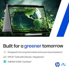HP OmniBook X Flip OLED Intel Core Ultra 5 226V, 40 Tops (16GB LPDDR5x,1TB SSD) 3K, Touch, 120hz, 14''/35.6cm, Intel ARC Graphic,Win11, Office24, Meteor Silver, 1.38kg, fm0099TU,Pen, 2 in 1 AI Laptop