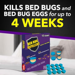 Anti Herbal Bed Bug Gel for Mattress Protection | Natural Repellent Formula | Non-Toxic Bed Bug Control for Beds, Sofas & Furniture | Long-Lasting Protection Pack of 1 x 6 Units