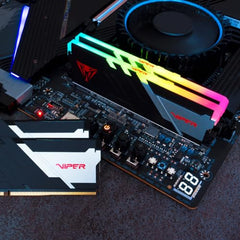 Patriot Memory Viper Venom RGB DDR5 32GB (2 x 16GB) 6800MHz UDIMM Desktop Gaming Memory KIT PVVR532G680C34K