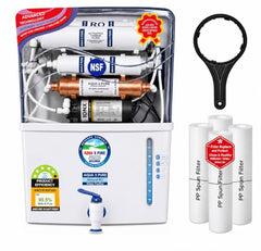 Aqua RO Next 7-in-1 Domestic Water Purifier (RO+ UV+UF+ COPPER+ Zinc+ HIGH TDS MEMBRANE+ TDS SET) | 20 LPH | 12L Storage | Automatic ON/OFF*,1 Year Warranty (AQUA SMART *).