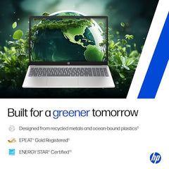 HP 15, 13th Gen Intel Core i5-1334U (16GB DDR4, 1TB SSD) FHD, Anti-Glare, Micro-Edge, 15.6''/39.6cm, Win11, M365(1yr)* Office24, Silver, 1.59kg, FD0552TU, Iris Xe, FHD Camera w/Shutter, Backlit Laptop