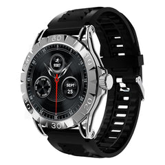 boAt Enigma Radiant Luxury Watch for Man w/1.43"(3.63 cm) AMOLED Display, AOD, Premium Metal Build, Round Dial, 200+Watch Faces, Upto 7 Days Battery Life, Fitness smartwatch for Men (Metal Black)