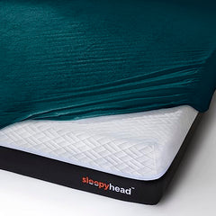 Sleepyhead Bamboo Terry Waterproof Mattress Protector; (75 x 36 Single Size; White)