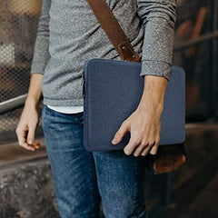 Dynotrek Feeder 15.6 inch Laptop Sleeve Case, (Denim Blue)