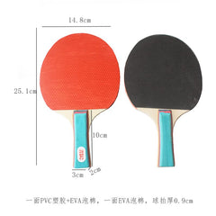 SYGA 2 Bats and 3 Ping Balls Table Tennis Set Short Handle Table Tennis Paddle Racket Kit for Children Gifts, Sports