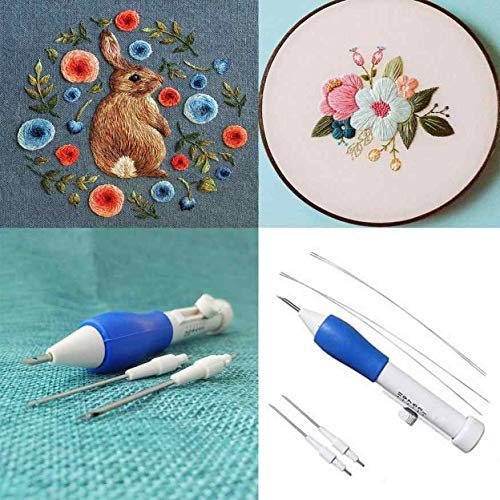 SYGA 1 Set Magic Embroidery Needle Pen Embroidery Needle Weaving Tool Fancy