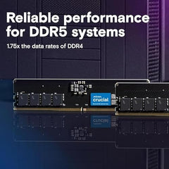 Crucial RAM 16GB DDR5 4800MHz CL40 Desktop Memory CT16G48C40U5