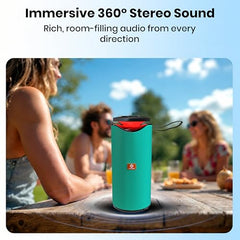 MAKPOWER BEAT Box 10W Bluetooth Speaker - Wireless, Portable, Premium Bass, 4 Hours Playtime, Built-in Mic, TF/USB Support - Perfect for Outdoor, Home, Travel & Parties (Green)