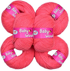M.G ENTERPRISE MG Baby MelonKnitting Wool 200 Wool Thread for Crochet & DIY Craft Projects