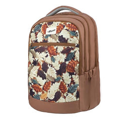 F Gear Arashi Mocha Mousse 35L School Backpack,Laptop Sleeve,4 Compartments