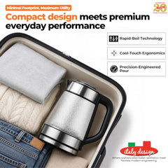ITALIA Premium Stainless Steel Electric Kettle 1.7L