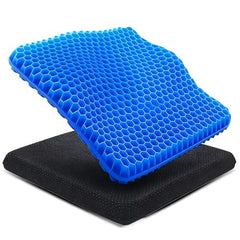 VEADONS Jumbo Gel Seat Cushion for Long Sitting, 20x20x1.9 inch Thick Honeycomb Wheelchair Cushion for Hip & Back Pain Relief, Breathable Non-Slip Chair Pad for Office, Car & Recliner