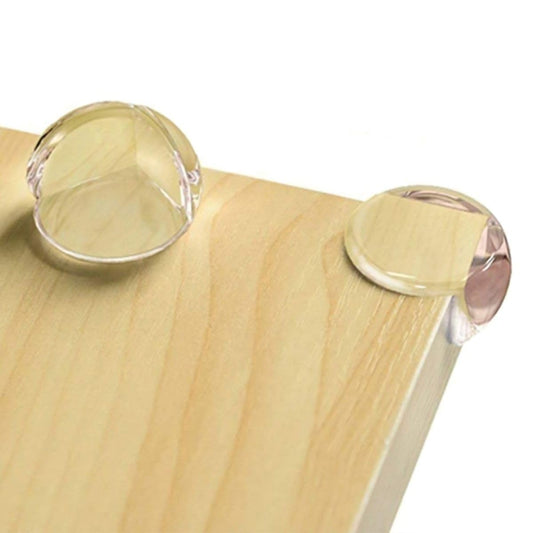 SYGA Set of 12 Transparent Round Baby Safety Corner Gaurd Baby Proofing Corner Protector