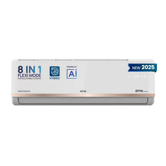IFB 2025 Model Gold Pro Series 1.5 Ton 3 Star Split AC with Hybrid Technology, Works upto 55Â°C, 4-Way Swing, Higher Cooling Capacity, Self-Clean & AI - White (CI183GN22RGN1, Copper Condenser)