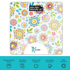 K-Life Digital Weighing Machine for Body Weight | 180 kg Capacity | Digital Body Weight Machine | Strong ABS Build | Step-On Technology | Electronic Bathroom Scale | Accurate Weight Measurement