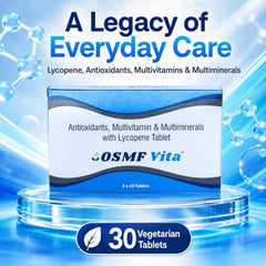 OSMF Vita Lycopene Multivitamin & Multimineral Tablets, 30 Count