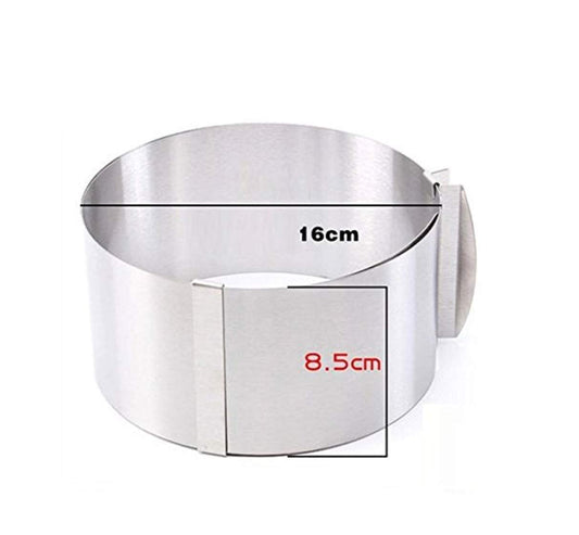SYGA Stainless Steel 6 to12 Inch Adjustable Cake Mousse Mould Cake Baking Cake Decor Mold Ring