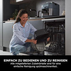 Ninja Combi 14-in-1 Multi-Cooker, Oven, & Air Fryer (12.5L) | HyperSteam & Air Fry Technology, Cooks 3-Part Family Meals in 15 Mins, Healthy Oil-Free Cooking, Digital Display