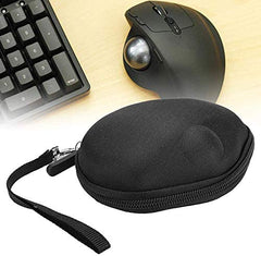 M.G.R.J® Portable Carrying Hard Case Cover for Logitech MX Ergo S/MX Ergo / M575 / M570 Wireless Trackball Mouse (Black)
