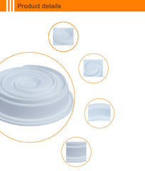 SYGA Silicon Swirl Round Shape Mousse Cake Mold French Dessert Baking Cake Mould White