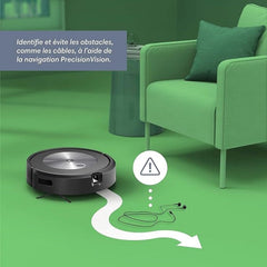 iRobot Roomba J7+ Floor Cleaning Robot, Black