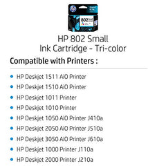 HP 802 Small Black Original Ink Cartridge