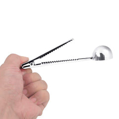 SYGA Coffee Scoop Clip, Stainless Steel Coffee Scoop Bag Clip, Multifunction Coffee Scoop with Clip, Coffee Scoop and Bag Clip for Coffee, Tea