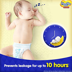 Mamypoko pants All night absorb| Pant Style Baby Diapers Large Size(L), 124 Count,(62*2) Ideal for 9-14Kgs|1 Diaper= Upto All night Absorption|Wider Crisscross Sheet|Gentle Coco Care| 12hr Leakage Protection| Prevents Heaviness.