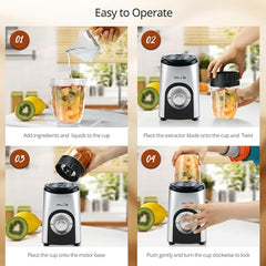 iBELL 600W Nutri Blender Mixer Grinder & Juicer with 3 Multipurpose Jars, 2 Year Warranty, High-Speed Motor, 3 Speed Modes for Smoothies, Shakes (Silver)