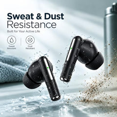 Kratos TW02 Ear Buds Wireless with 60H Playtime, Noise Isolation & Clear Calls, Bluetooth Earbuds with Voice Assistant, Ear Buds with Bluetooth V 5.3 & with Type C Fast Charging, IPX5 TWS Earphones