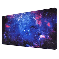 Seagull flight of fashion Large Extended Mouse Pad XXL with Non-Slip Rubber Base, Stitched Edge Mouse Mat for Laptop, Computer & Desk - 60 x 30 x 0.2 cm - World Map