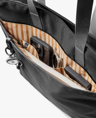 DailyObjects Recycled PET Dual Color Key Tote Bag For Women & Girls | Stylish Ladies Purse for Everyday Essentials | Fits any Laptop Upto 15.6 Inch | Padded Laptop Compartment - (Charcoal-Kelp)