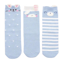 SYGA Baby Spring And Autumn Combed Cotton Long Tube Knee-High Baby Socks Autumn And Winter Suitable Age for 9M - 24M