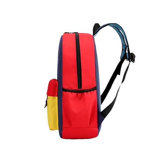 SYGA Kids Schoolbag, Breathable, Waterproof, Customized Logo Backpack For Kindergarten And Elementary School Students (Large Dark Blue)